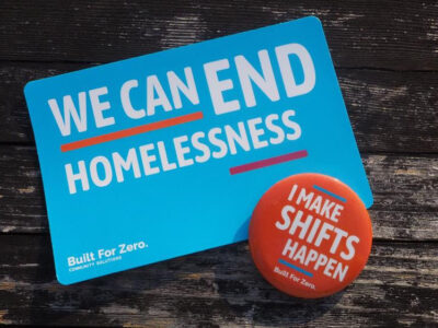 Photo of a sticker that says 