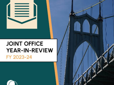 Homeless Services Department Year in Review - photo of St. John's Bridge