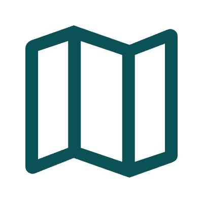 Icon of a map