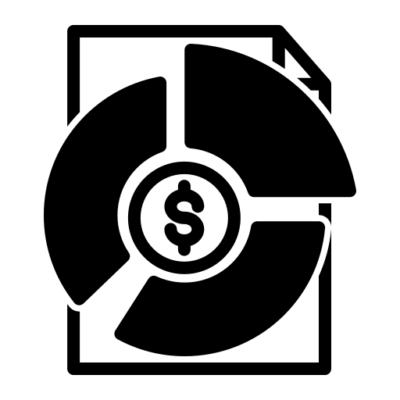 Graphic of a budget document.
