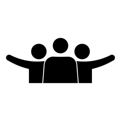 Graphic of a group of people.