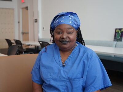 Image of Amy, another Kathleen Saadat resident, said she's making progress with the support of the Urban League team.